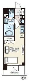 ライオンズフォーシア蔵前オアシス 605 間取り図