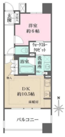 藤和シティホームズ新丸子 2階 間取り図