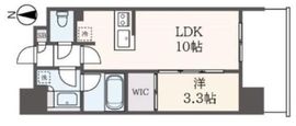 リビオレゾン浅草 3階 間取り図