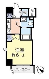 グランヴァン横濱反町 401 間取り図