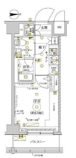 レアライズ新丸子 8階 間取り図