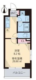 レコルトヴィル高円寺 503 間取り図