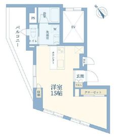 カインドステージ高輪台 10階 間取り図