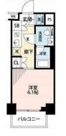 プレミアムキューブ横浜 7階 間取り図