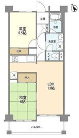 コスモリード世田谷砧 402 間取り図