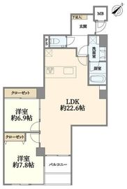 ニューライフ一番町 3階 間取り図