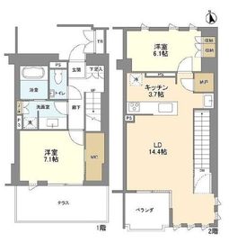 瀬田の杜ガーデン&テラス W7 間取り図