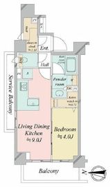 デュオヴェール目黒学芸大学 3階 間取り図