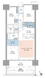 セントガーデン海老名 1階 間取り図