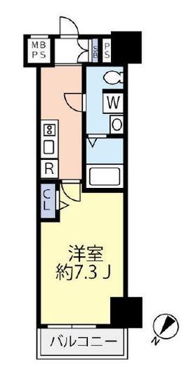 グランヴァンセレッソ王子レジデンシア 2階 間取り図