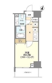 グレイスコート目黒 5階 間取り図