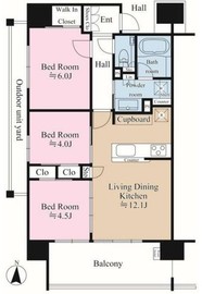 ポレスター横濱鶴見 8階 間取り図