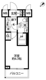 RELUXIA GRANDE横濱吉野町 (リルシアグランデ横濱吉野町) 7階 間取り図