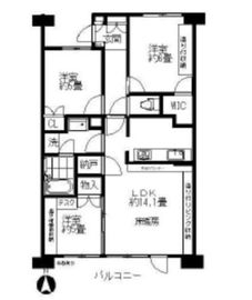アクラス 3階 間取り図