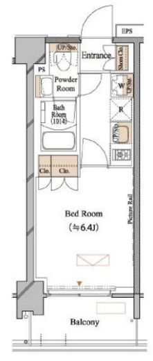 ブランシエスタ浦安 507 間取り図