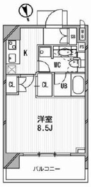 アーデン麻布十番 502 間取り図