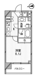 アーデン麻布十番 505 間取り図