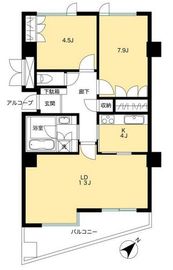 ディアナガーデン恵比寿 9階 間取り図