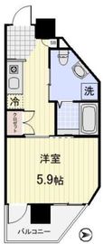 プロスペクト武蔵新城 712 間取り図