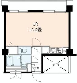 西新宿フォレストアネックス 501 間取り図