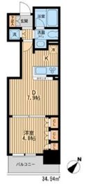 HF新横浜レジデンス 2階 間取り図