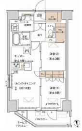 プライムネクサス大森北 343 間取り図
