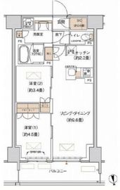 プライムネクサス大森北 342 間取り図