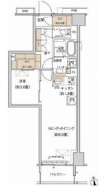 プライムネクサス大森北 509 間取り図