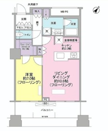 ル・サンク大崎ウィズタワー 13階 間取り図