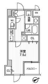 ザ・パームス横浜磯子 908 間取り図