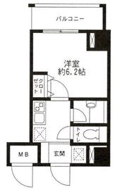 レジディア東品川 612 間取り図