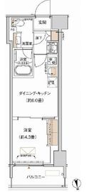 プライムネクサス大森北 532 間取り図