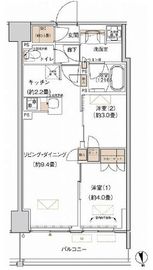 プライムネクサス大森北 529 間取り図
