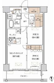 プライムネクサス大森北 525 間取り図
