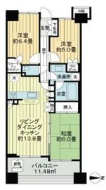 BELISTA板橋浮間舟渡 (ベリスタ板橋浮間舟渡) 6階 間取り図