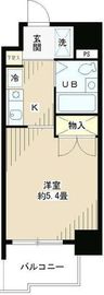 フォレスタ御苑前 704 間取り図