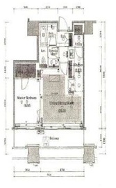 パークコート虎ノ門愛宕タワー 5階 間取り図