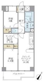 KDXレジデンス二子玉川 602 間取り図