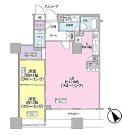 ガレリアグランデ 19階 間取り図