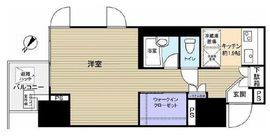 D'クラディアイヴァン初台 5階 間取り図