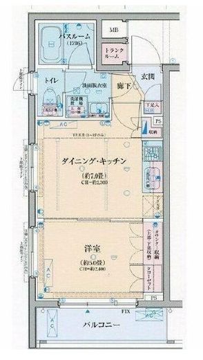ロアール三軒茶屋 2階 間取り図