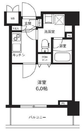 メインステージ横濱ポートサイド 8階 間取り図