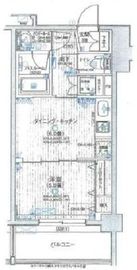 日神デュオステージ三ツ沢公園 4階 間取り図