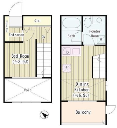 可染館 209 間取り図
