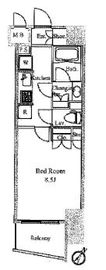 デュオステージ後楽園 502 間取り図