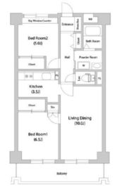 セレッソ幡ヶ谷 412 間取り図