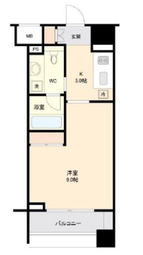 TLRレジデンス両国 202 間取り図