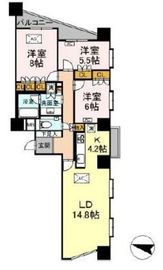 ファーストリアルタワー新宿 29階 間取り図