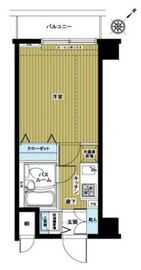 アヴァンティーク東銀座 4階 間取り図