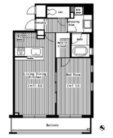 ルジャルダン横濱関内 701 間取り図